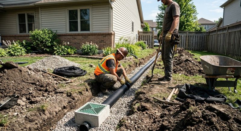 Drain Line Installation in Tuscaloosa, AL
