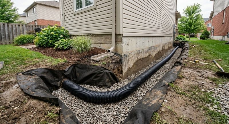 Perimeter Drain Construction in Birmingham, AL