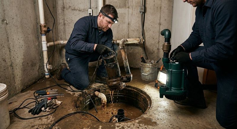 Sump Pump Relocation in Auburn, AL