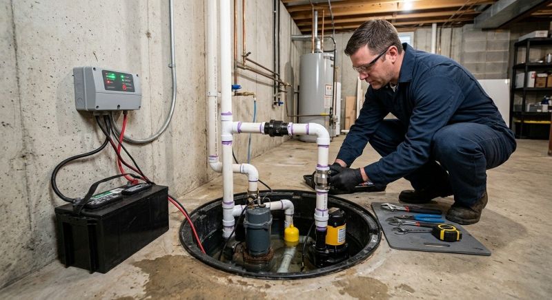 Sump Pump Relocation in Dothan, AL