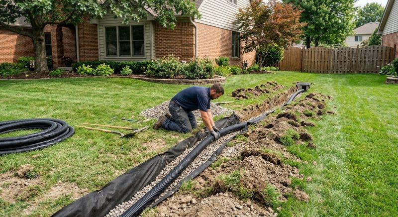 Water Drainage Installation in Birmingham, AL