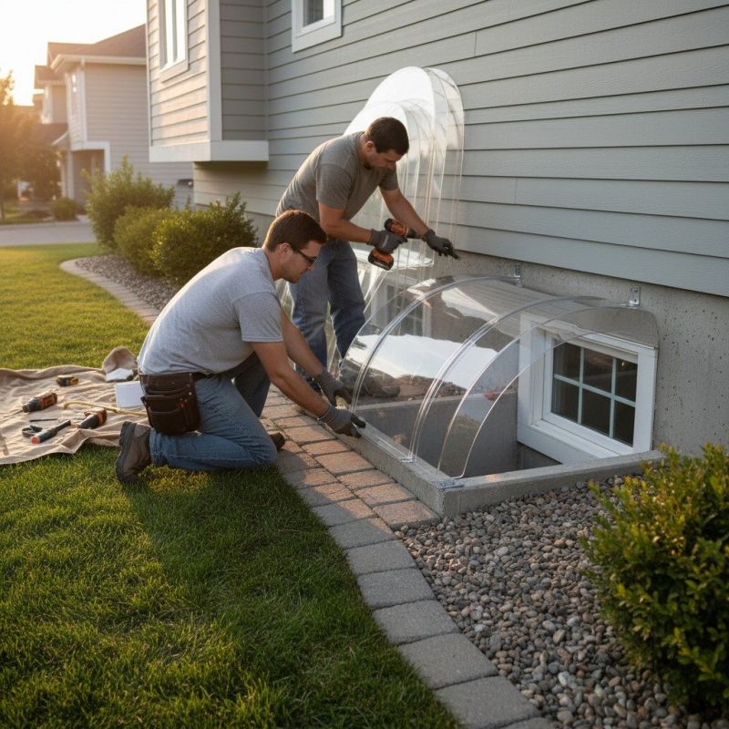Window Well Cover Installation in Olathe, KS