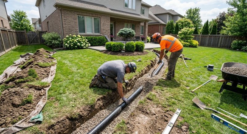 Yard Drainage Improvement in Tuscaloosa, AL