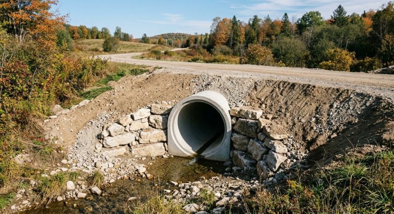Drainage Culvert Installation in Tuscaloosa, AL