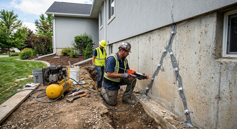 Foundation Crack Repair in Columbus, OH