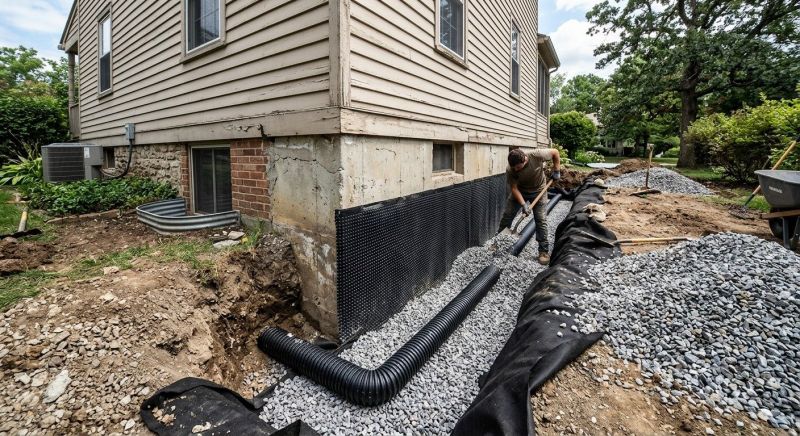 Foundation Drain Replacement in Tuscaloosa, AL