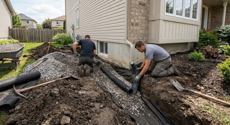 French Drain Clearing in Tuscaloosa, AL