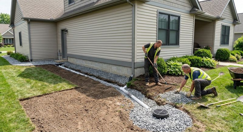 French Drain Clearing in Birmingham, AL