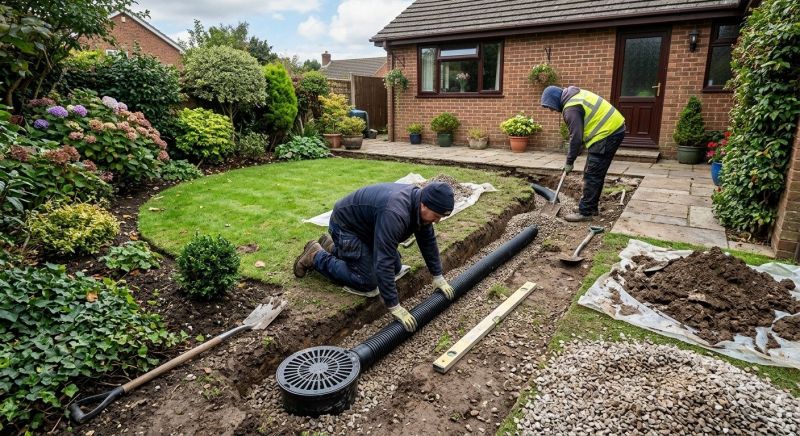 Landscaping Drainage Installation in Tuscaloosa, AL