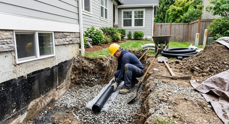 Rainwater Drain Installation in Birmingham, AL