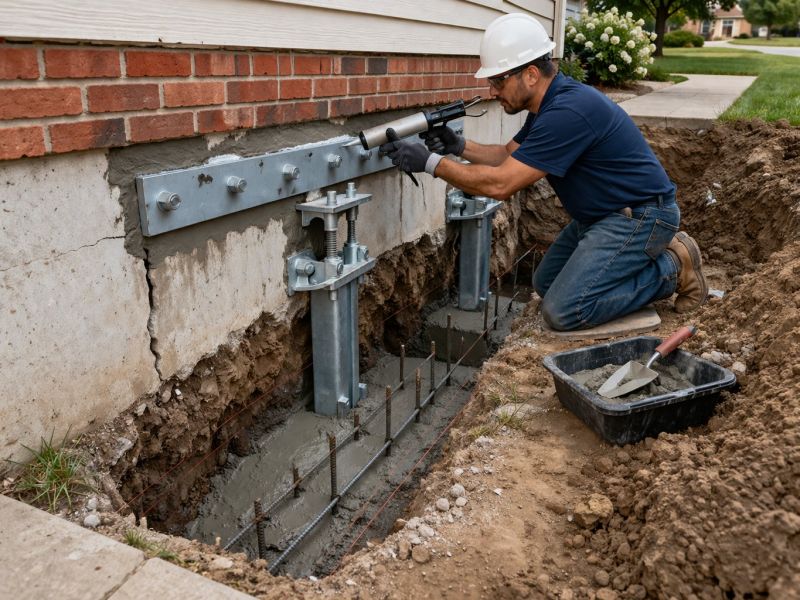 Residential Foundation Repair in Columbus, OH