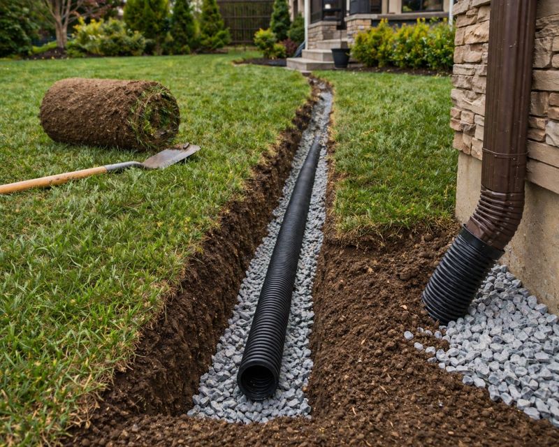 Residential Landscape Drainage in Tuscaloosa, AL