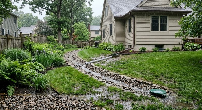 Residential Landscape Drainage in Birmingham, AL