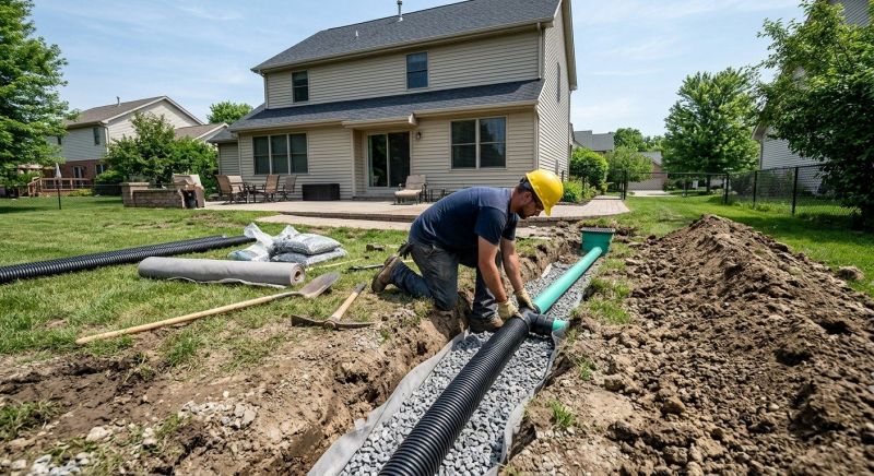 Residential Landscape Drainage in Birmingham, AL