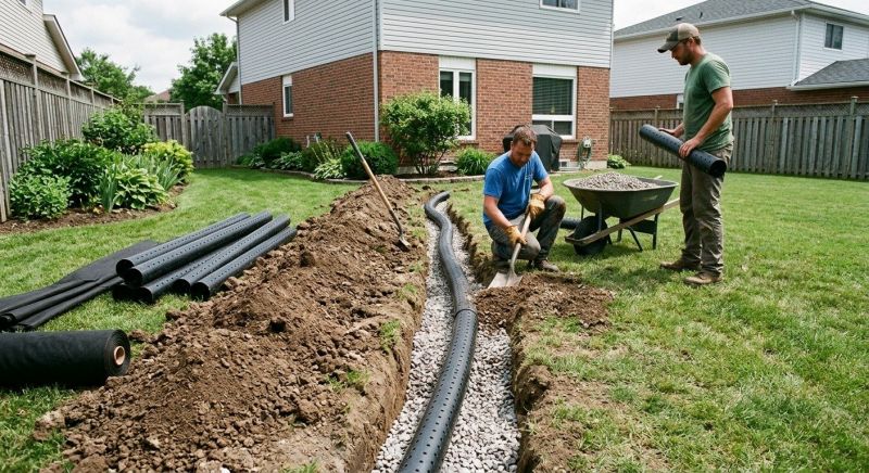 Residential Landscape Drainage in Birmingham, AL