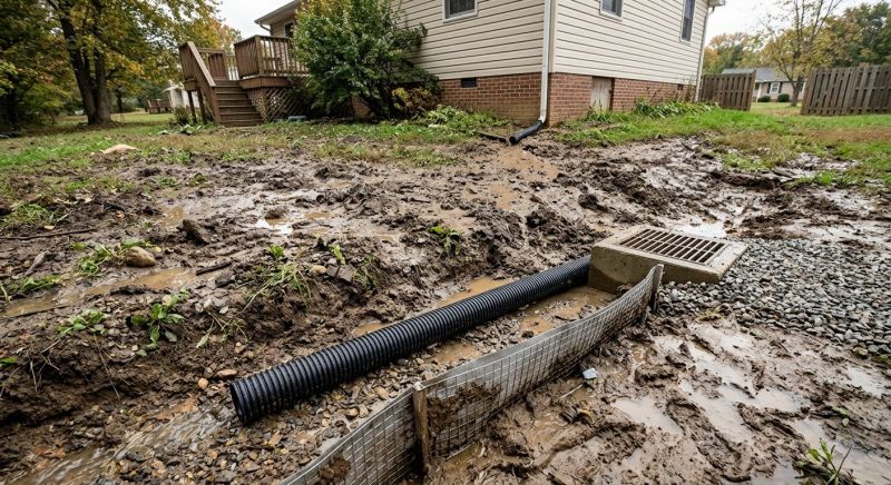 Residential Landscape Drainage in Birmingham, AL