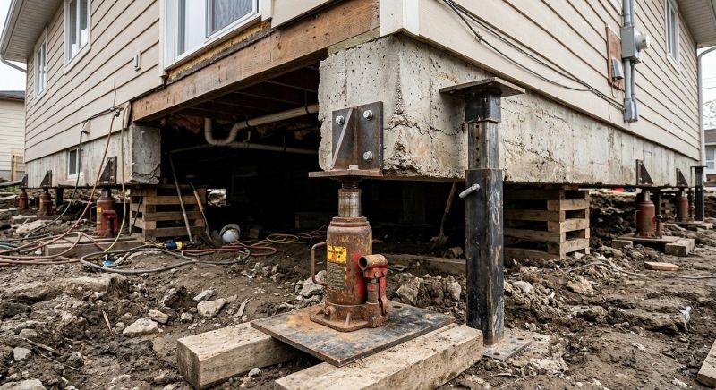Sinking Foundation Lifting in Tampa, FL