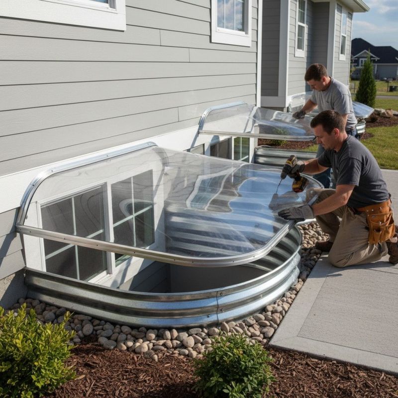 Window Well Cover Installation in Olathe, KS