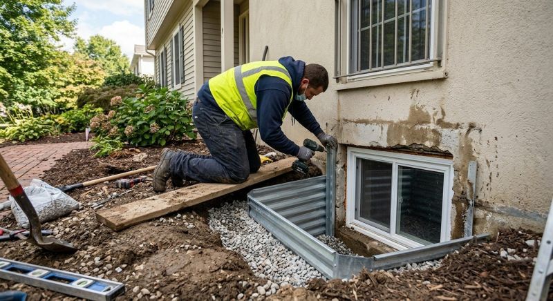 Window Well Waterproofing in Conroe, TX